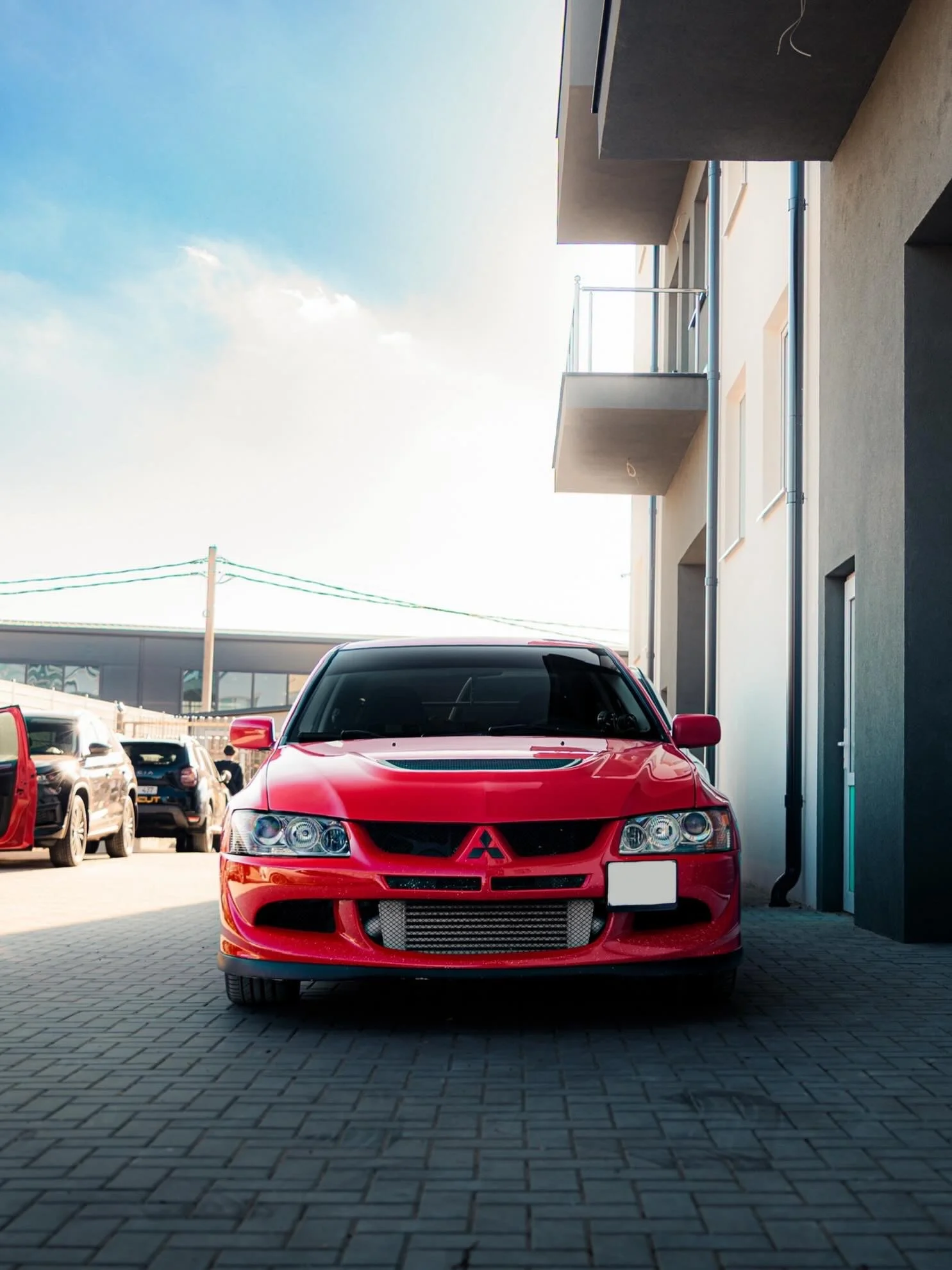Mitsubishi Lancer Evolution VII - mitsubishi, lancer evolution, evo, sedan, red, lancer-evolution, evo-x