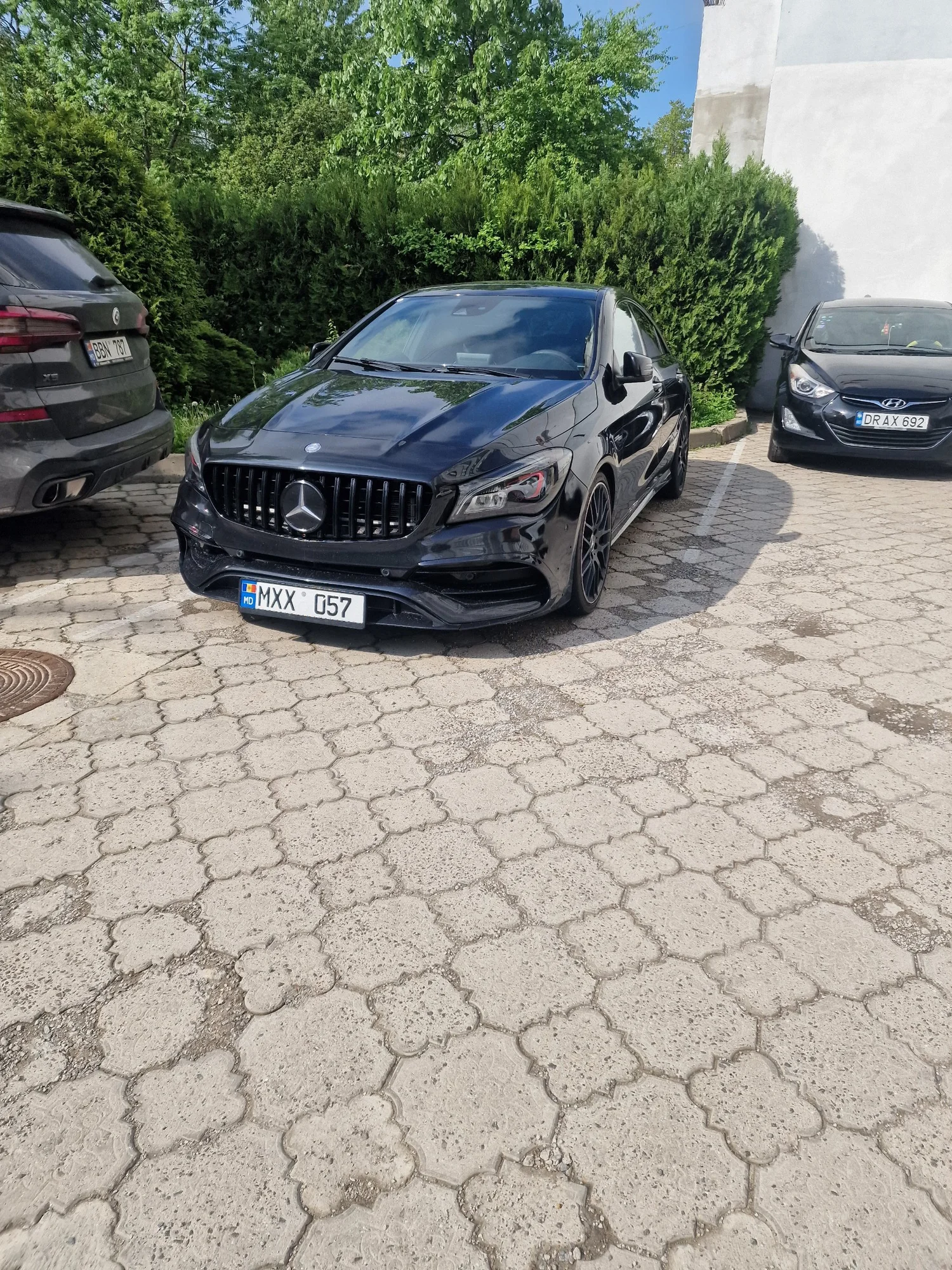 Black Mercedes CLA 220 - mercedes-benz, cla, coupe, black, metallic-black, mercedes, cla 220