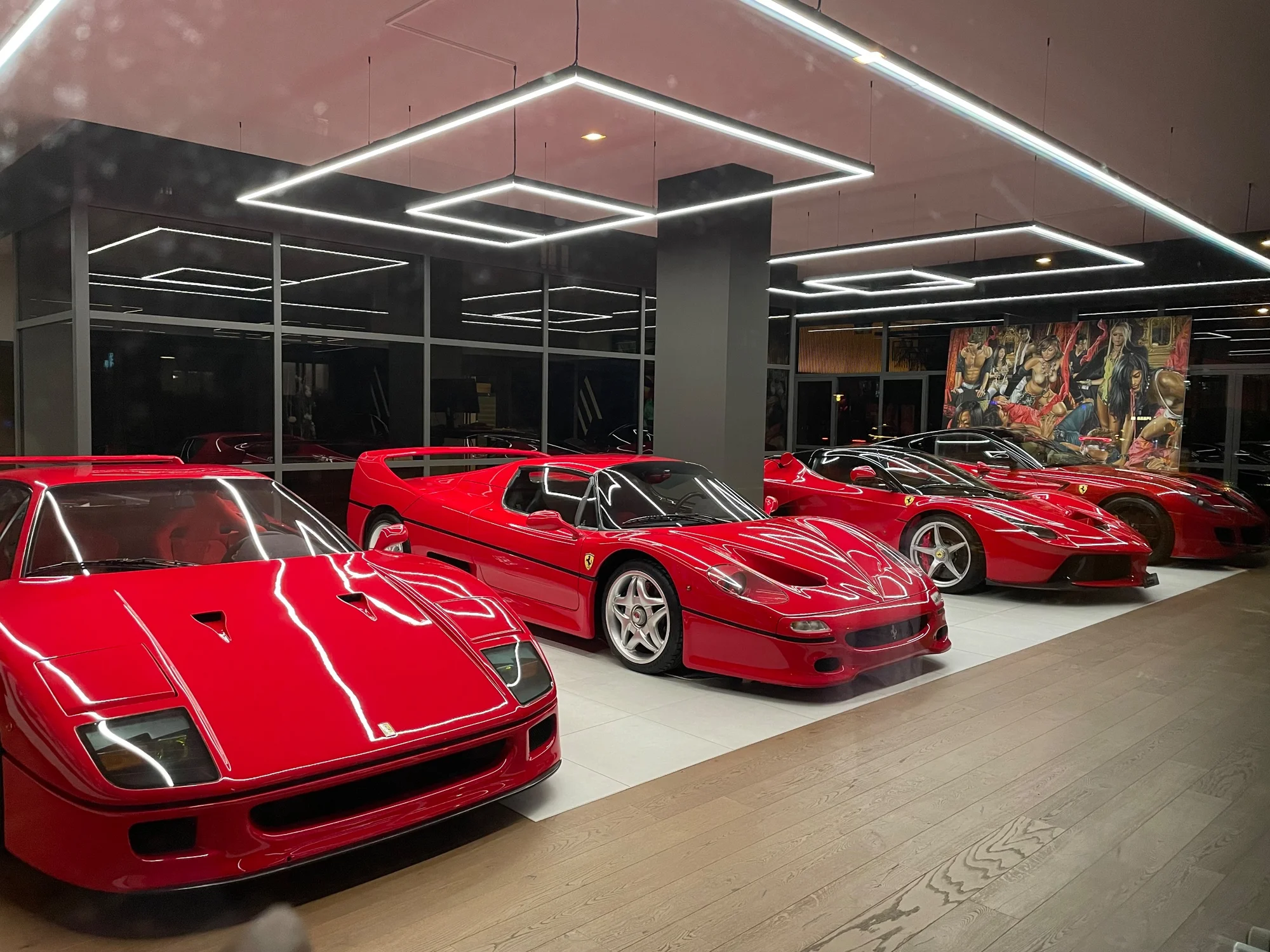 Ferrari Red Supercars Gallery Showcase - ferrari, f40, f50, sports-car, supercar, red