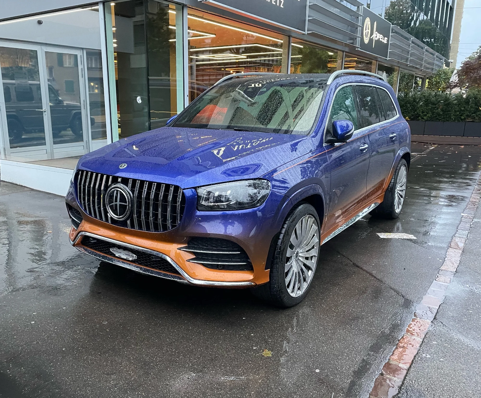 Mercedes-AMG GLS63 Coupe Two-Tone Custom - mercedes-benz, glc, luxury-suv, compact-suv, blue-metallic, mercedes, gls63, amg