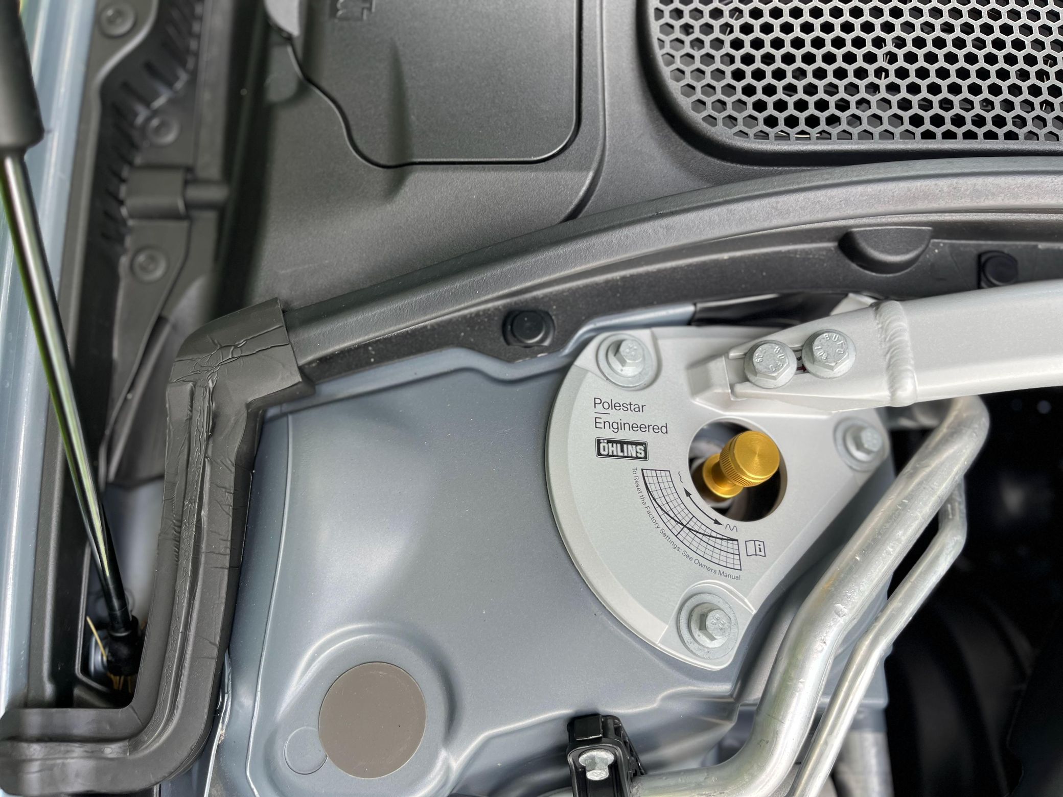 carsandbids.com - engine-bay, coolant-reservoir, polestar, ohlins, polyester