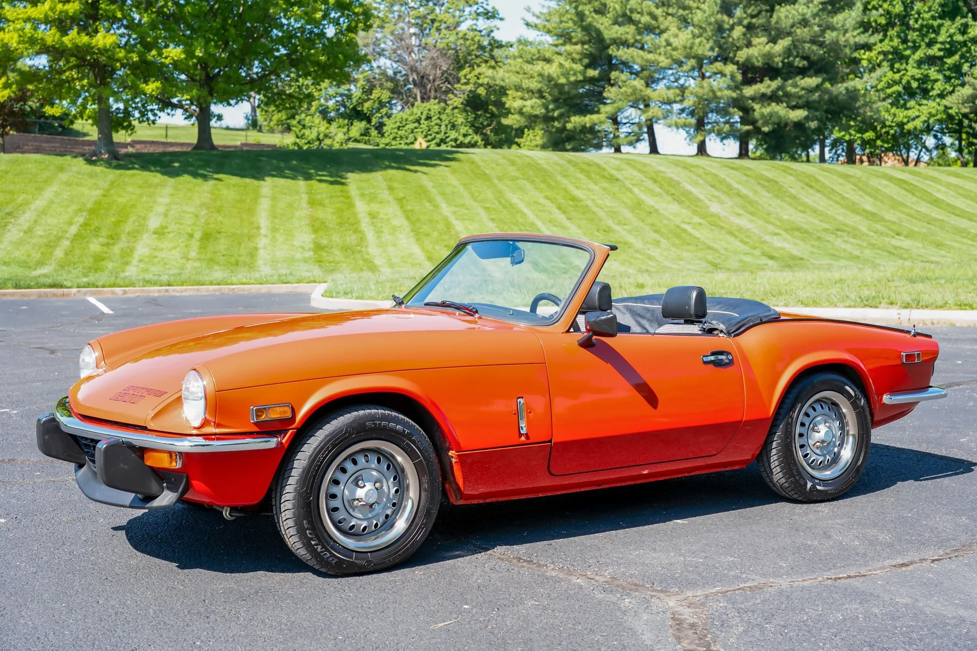 Stunning Triumph Spitfire Convertible in Orange - triumph, spitfire, convertible, roadster, british sports car