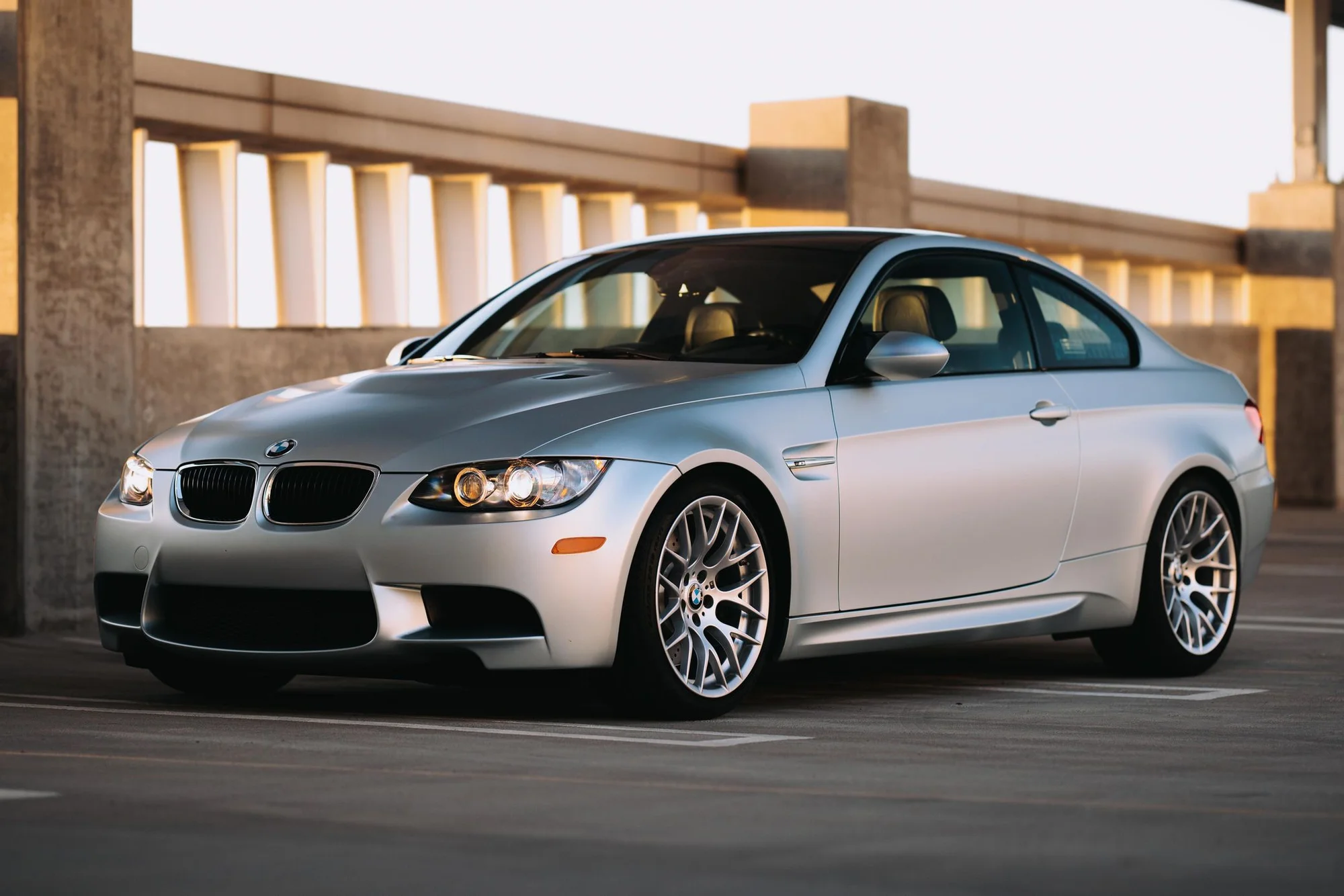 Silver BMW M3 E92 Coupe - bmw, m3, e92, coupe, silver