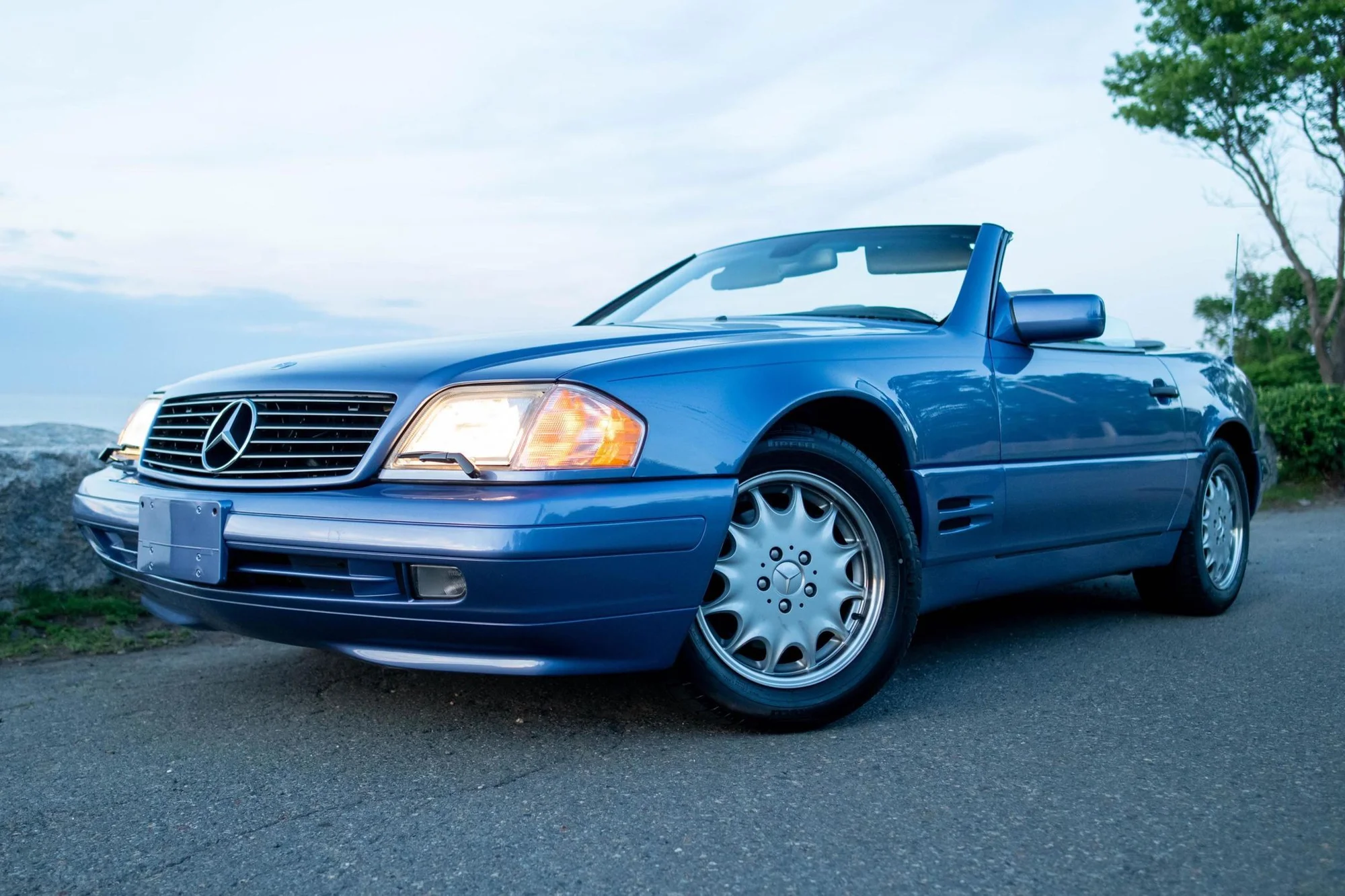 1997 Mercedes-Benz SL320 40th Anniversary Edition - One of 250 Examples Made, 9k Miles, Quartz Blue Metallic, Factory Hardtop - mercedes-benz, sl320, sl, r129, convertible