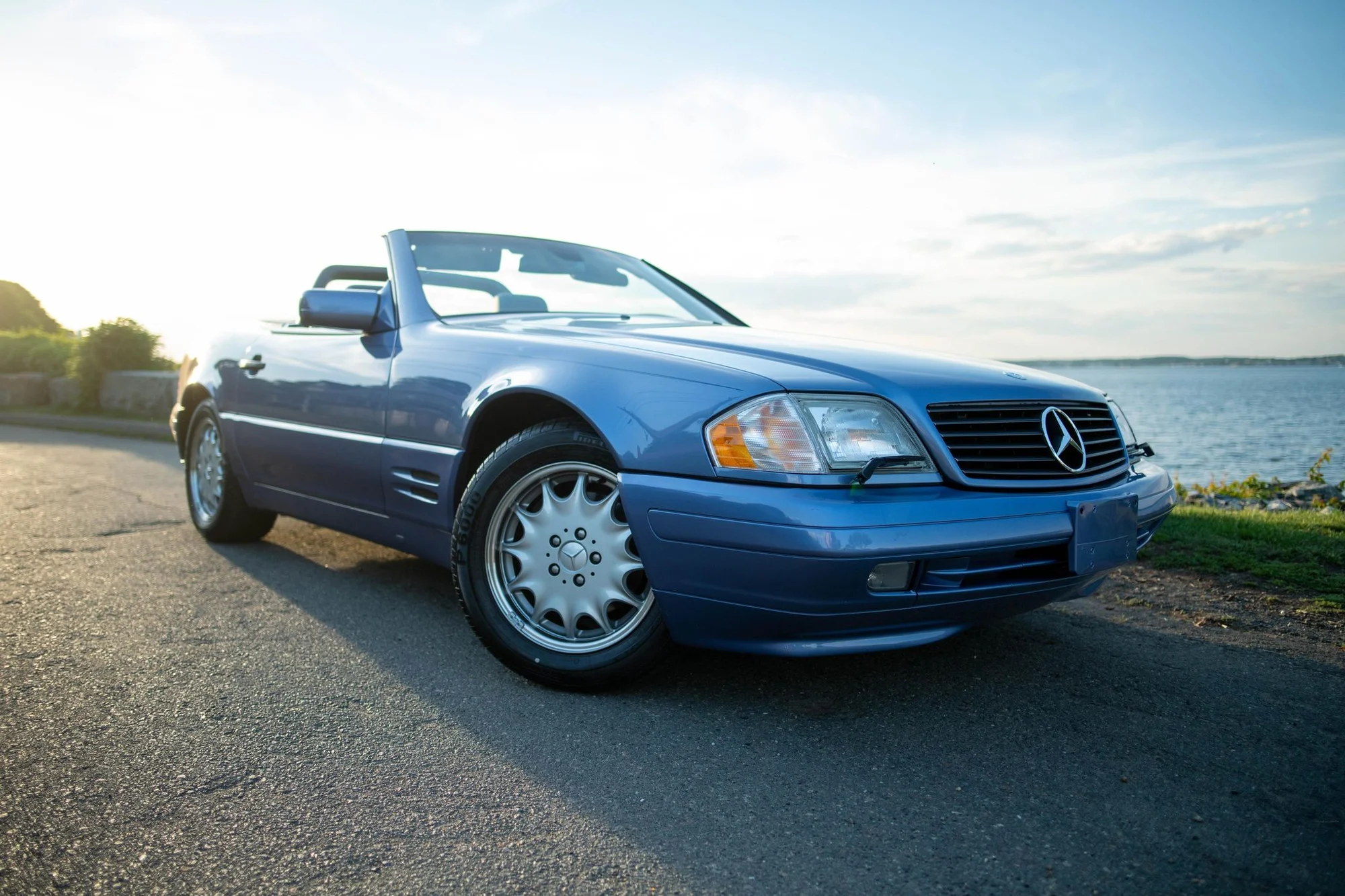 1997 Mercedes-Benz SL320 40th Anniversary Edition - One of 250 Examples Made, 9k Miles, Quartz Blue Metallic, Factory Hardtop - mercedes-benz, sl320, 1997, convertible, roadster