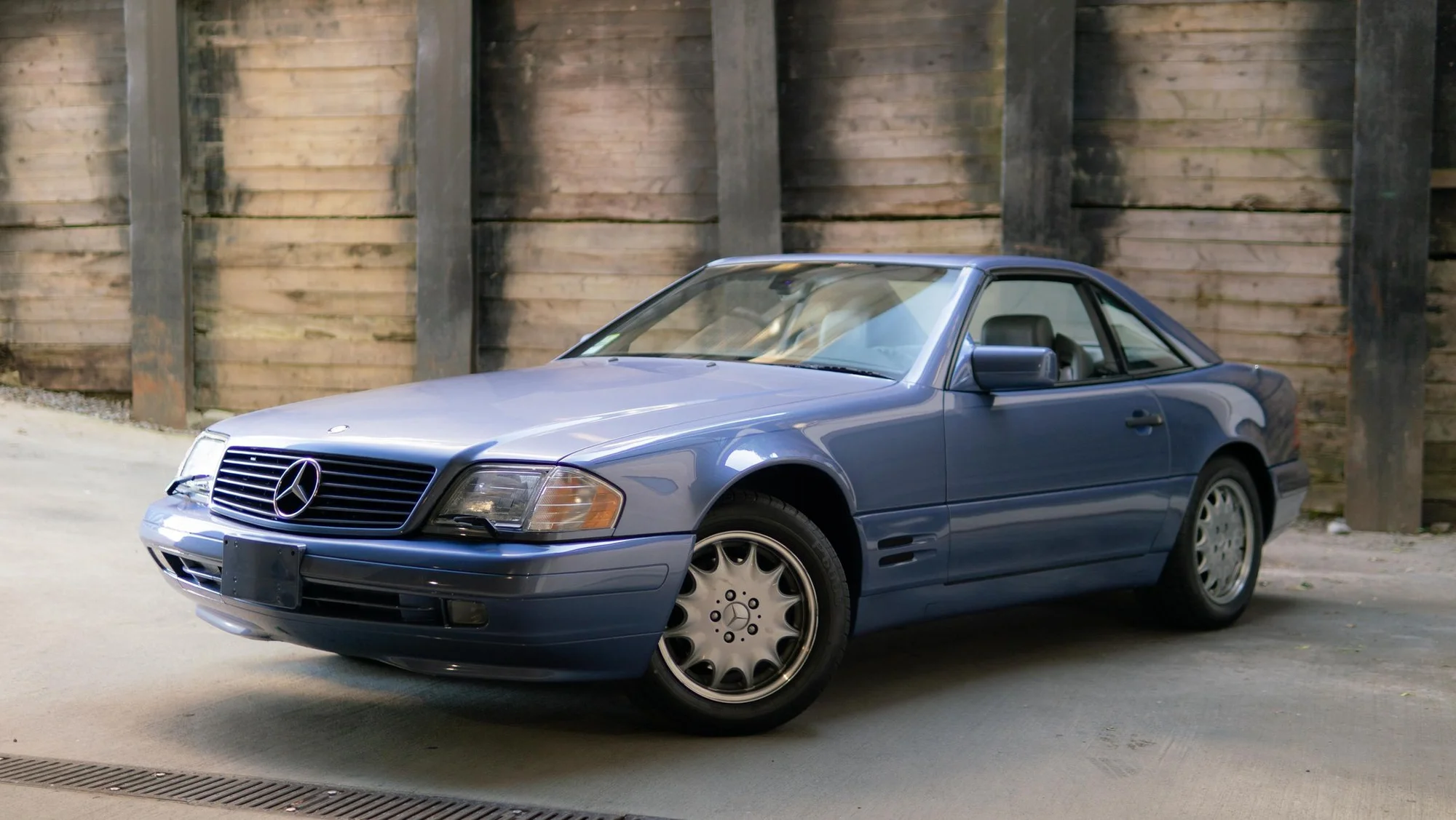 1997 Mercedes-Benz SL320 40th Anniversary Edition - One of 250 Examples Made, 9k Miles, Quartz Blue Metallic, Factory Hardtop - mercedes-benz, sl320, 1997, coupe, convertible